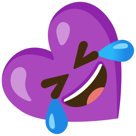 Rolling on the floor laughing and Purple heart