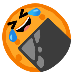 rolling on the floor laughing and rice cracker