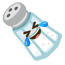 rolling on the floor laughing and salt