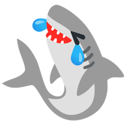 rolling on the floor laughing and shark