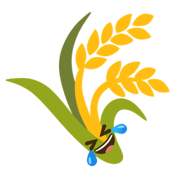 rolling on the floor laughing and sheaf of rice