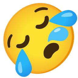 rolling on the floor laughing and sleepy face