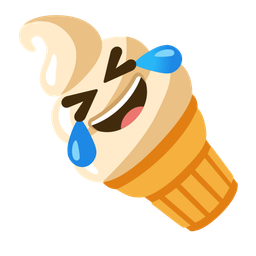 rolling on the floor laughing and soft ice cream