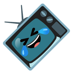 rolling on the floor laughing and television