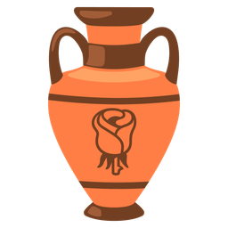 rose and amphora