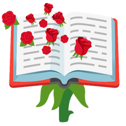 rose and books