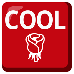 rose and COOL button
