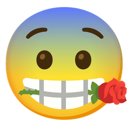 rose and fearful face