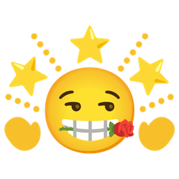 rose and glowing star