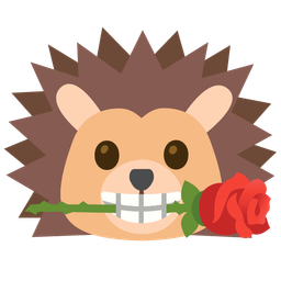 rose and hedgehog