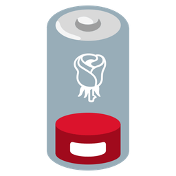 rose and low battery