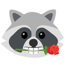 rose and raccoon