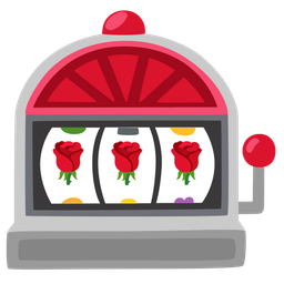rose and slot machine