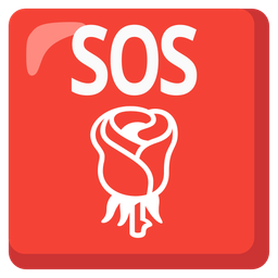 rose and SOS button