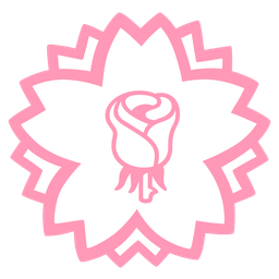 rose and white flower