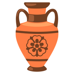 rosette and amphora