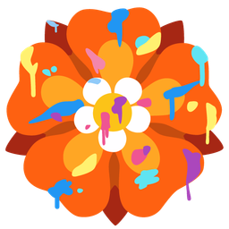 rosette and artist palette