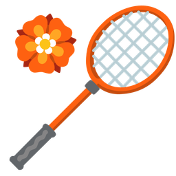 rosette and badminton