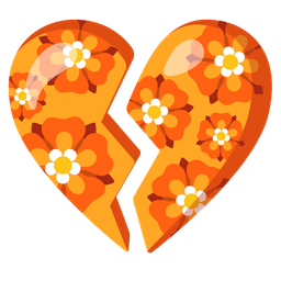 rosette and broken heart