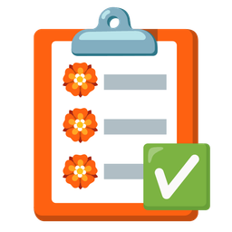 rosette and check mark button