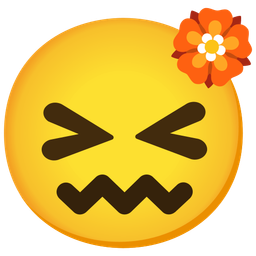 rosette and confounded face