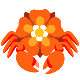 rosette and crab