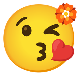 Rosette and Face blowing a kiss