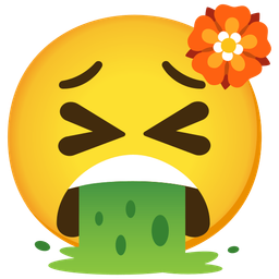 rosette and face vomiting