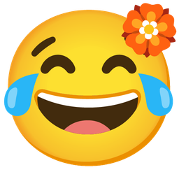 Rosette and Face with tears of joy