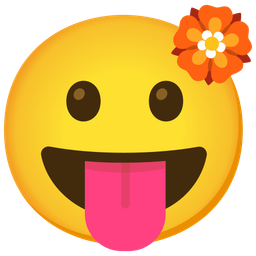 Rosette and Face with tongue