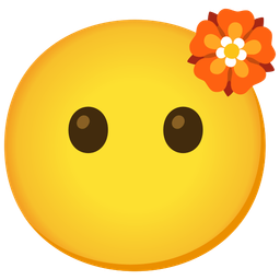 rosette and face without mouth