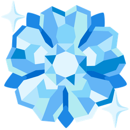 rosette and gem stone