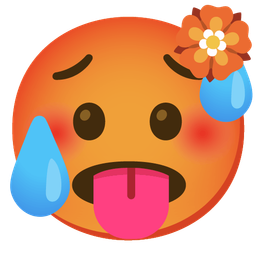 rosette and hot face