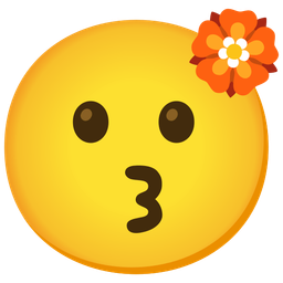 Rosette and Kissing face