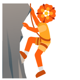 rosette and mountain