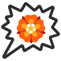 rosette and right anger bubble