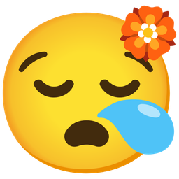 rosette and sleepy face