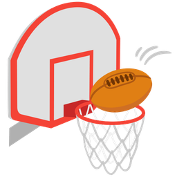 rugby football and basketball