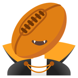 rugby football and bat