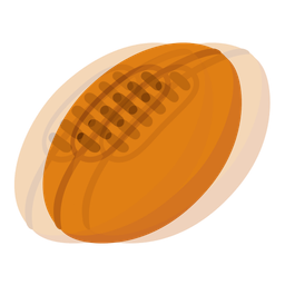 rugby football and beating heart