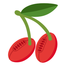 rugby football and cherries