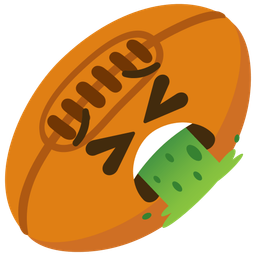 rugby football and face vomiting