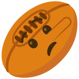 rugby football and lying face