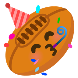 rugby football and partying face