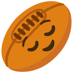 rugby football and relieved face