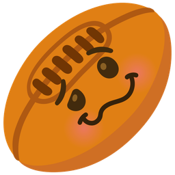 Rugby football and Woozy face