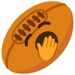 rugby football and yawning face