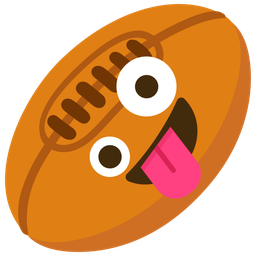 Rugby football and Zany face