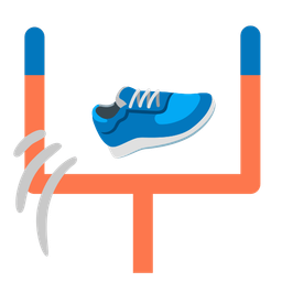running shoe and american football