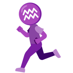 running shoe and Aquarius